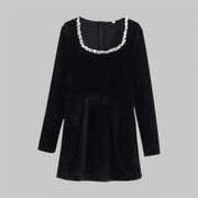 Klyber | Velvet Elegant Mini Dress