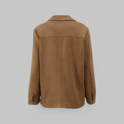 Klyber | Brown Suede Leather Jacket