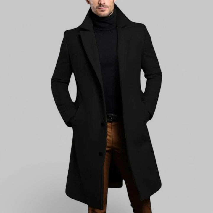 Klyber | Premium Long Wool Trenchcoat