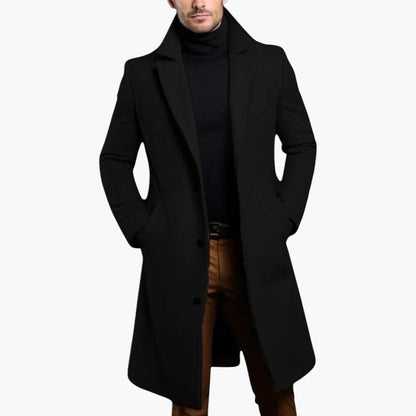 Klyber | Premium Long Wool Trenchcoat