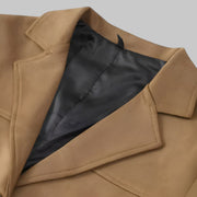 Klyber | Brown Suede Leather Jacket