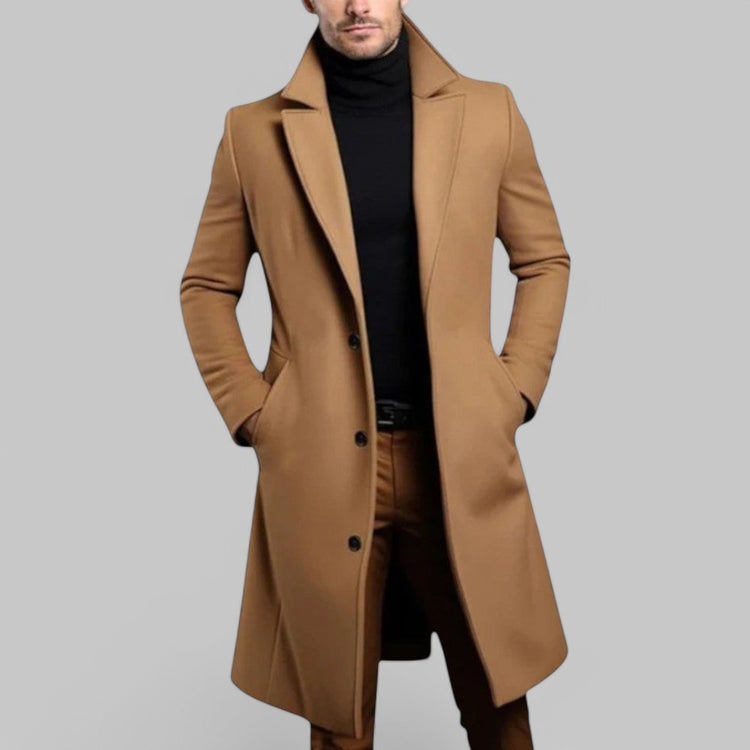 Klyber | Premium Long Wool Trenchcoat