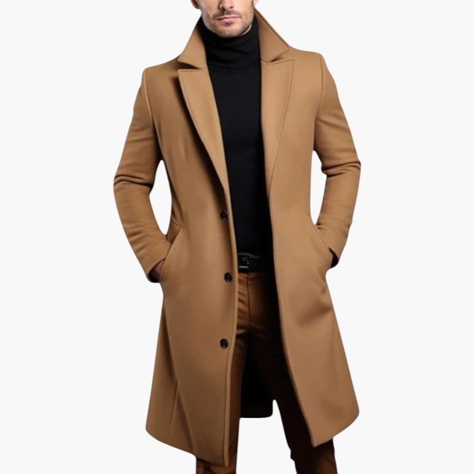 Klyber | Premium Long Wool Trenchcoat