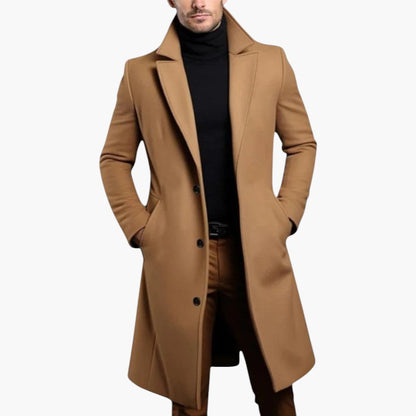 Klyber | Premium Long Wool Trenchcoat