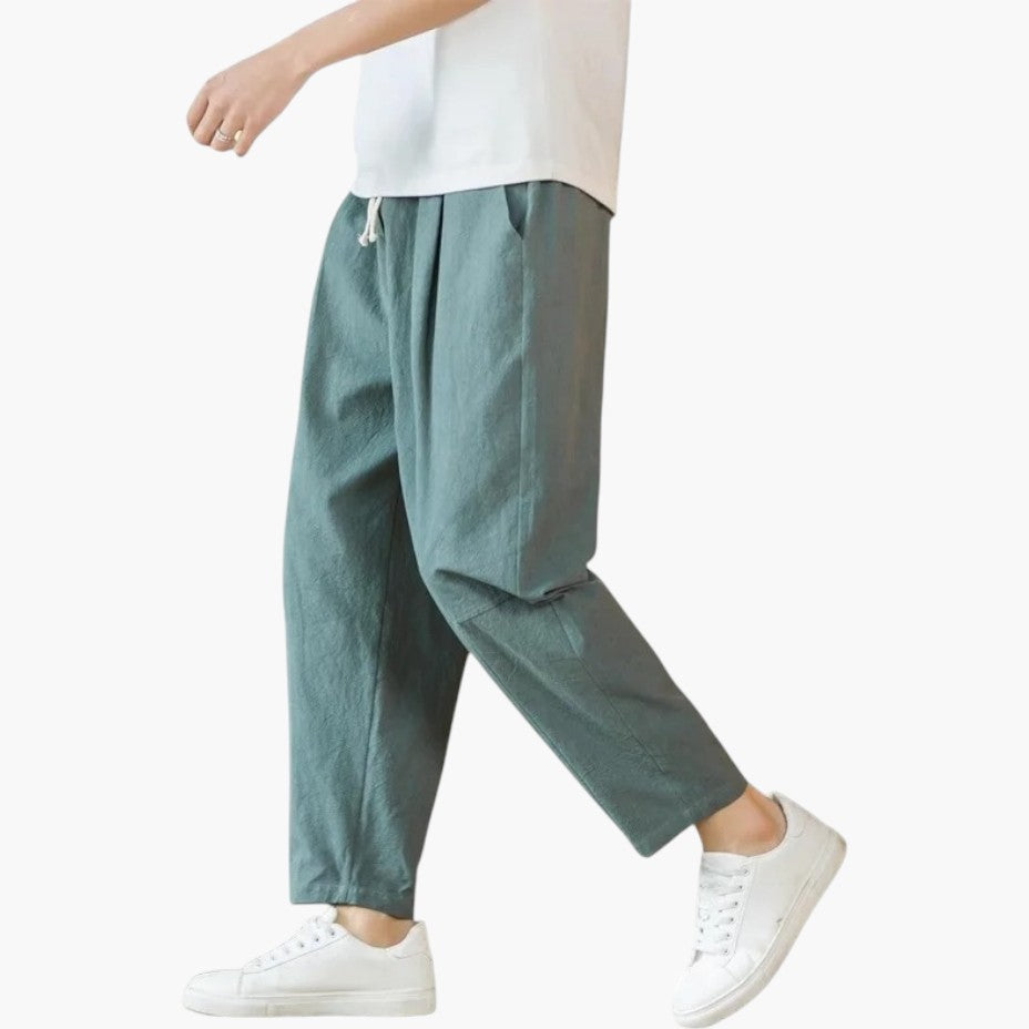 Klyber | Breathable Cotton-Linen Casual Trousers