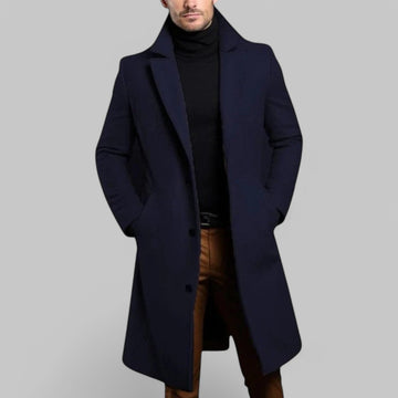 Klyber | Premium Long Wool Trenchcoat