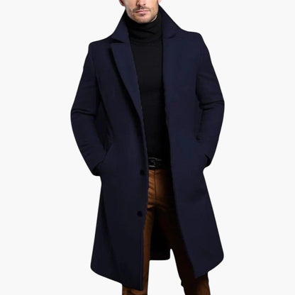 Klyber | Premium Long Wool Trenchcoat