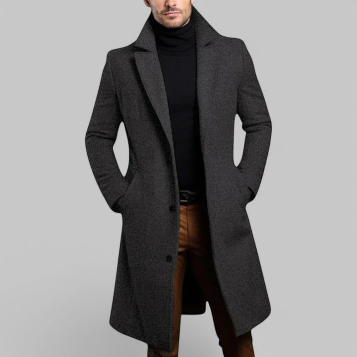 Klyber | Premium Long Wool Trenchcoat