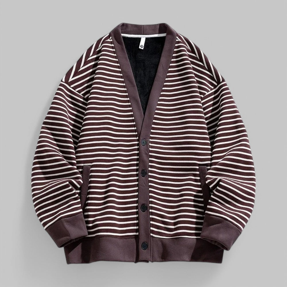 Klyber | Thick Fleece-Lined Knitted Cardigan