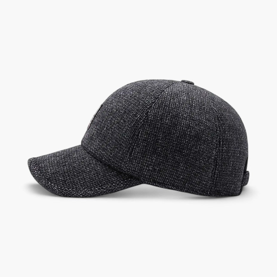 Winter Baseball Cap with Ear Flaps