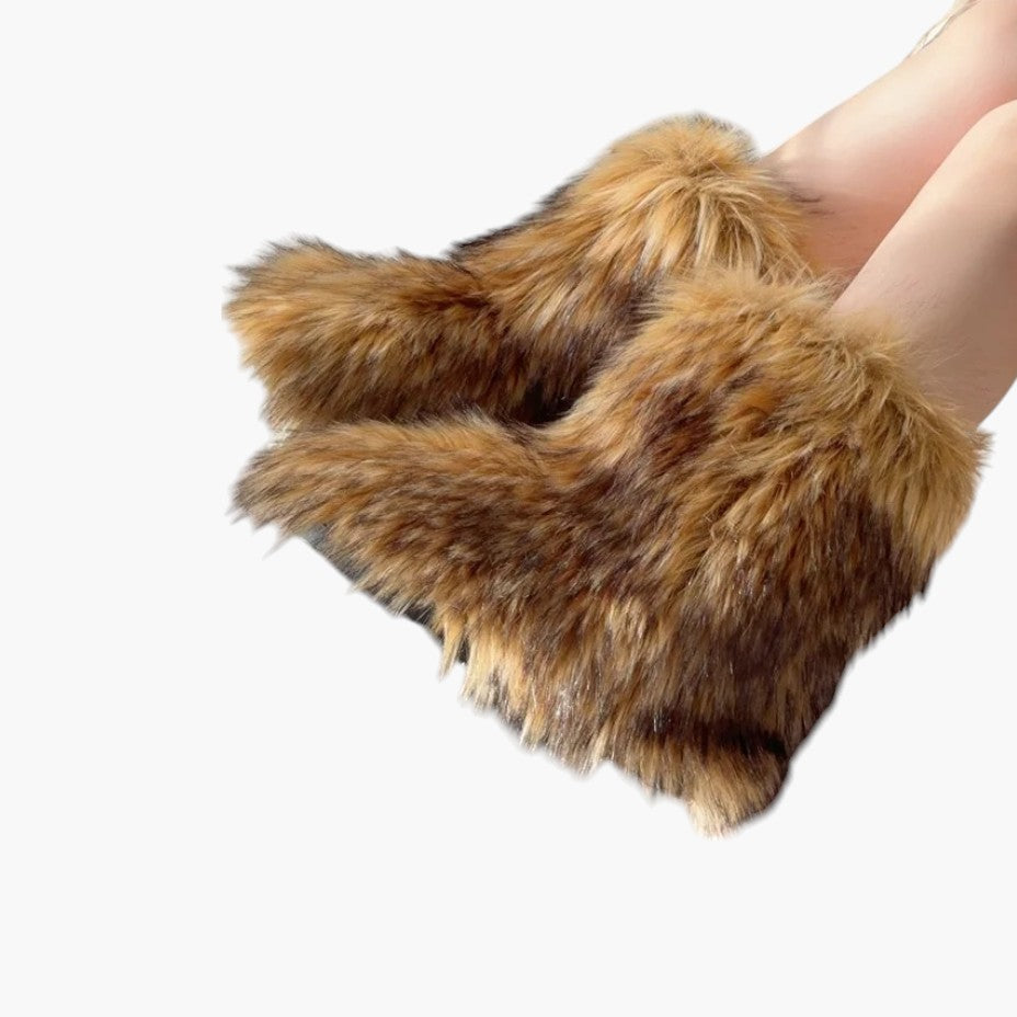 Klyber | Plush Faux Fur Snow Boots