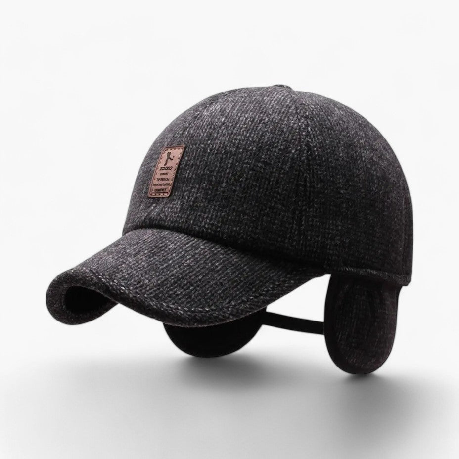 Winter Baseball Cap with Ear Flaps