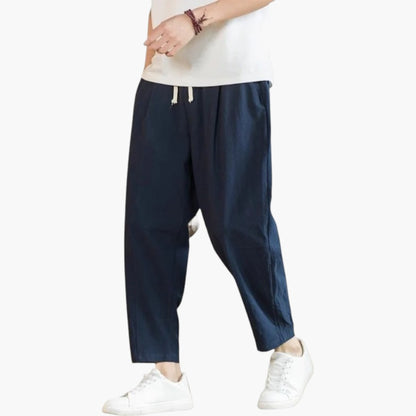 Klyber | Breathable Cotton-Linen Casual Trousers