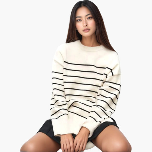 Klyber | Classic Striped Crew Neck Jumper