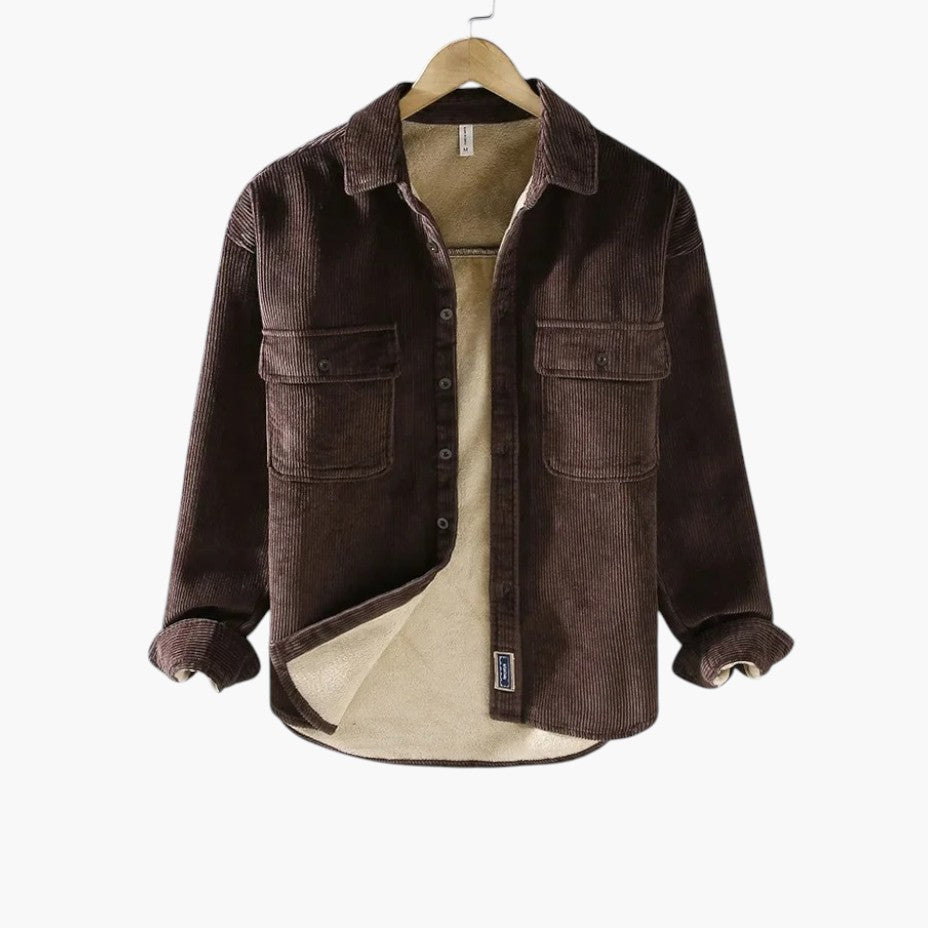 Klyber | Corduroy Fleece Winter Shirt