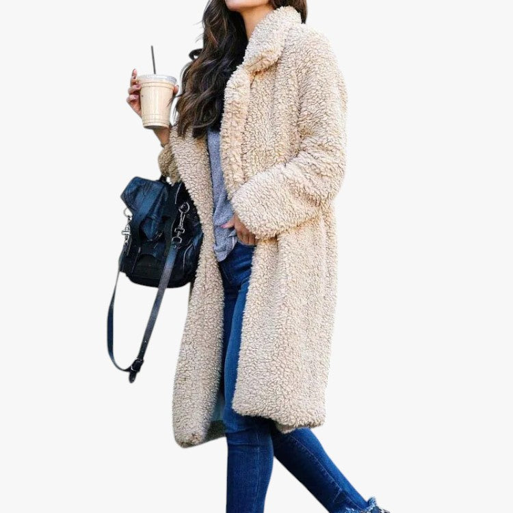 Fluffy Long Teddy Coat