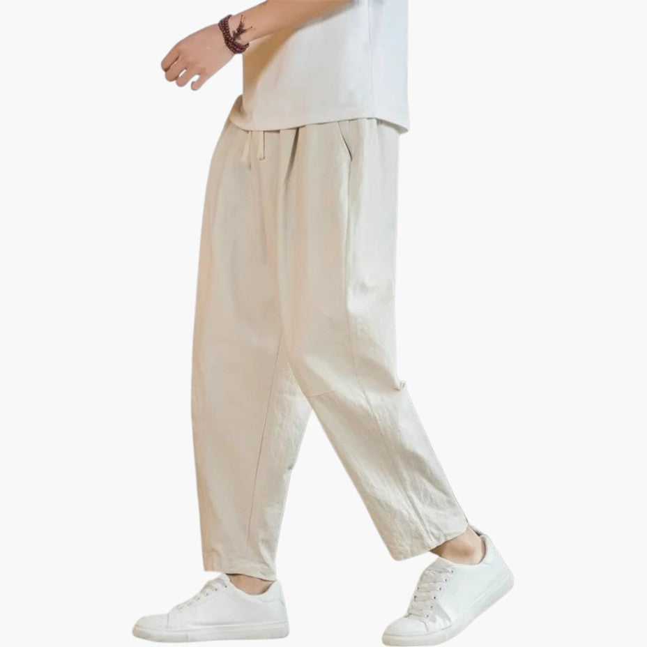 Klyber | Breathable Cotton-Linen Casual Trousers