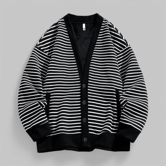 Klyber | Thick Fleece-Lined Knitted Cardigan