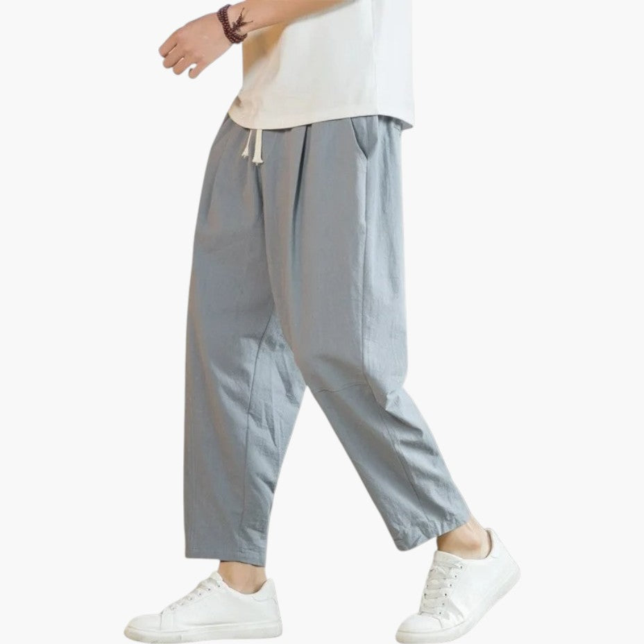 Klyber | Breathable Cotton-Linen Casual Trousers