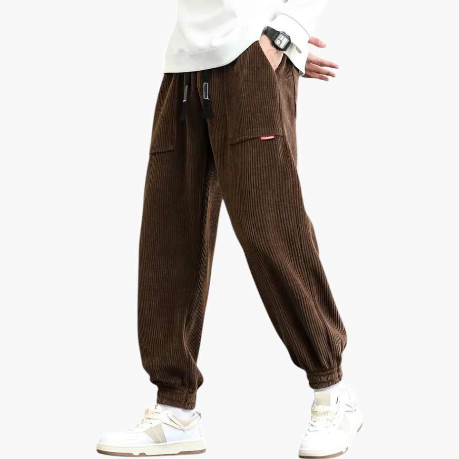 Klyber | Casual Loose Fit Corduroy Joggers