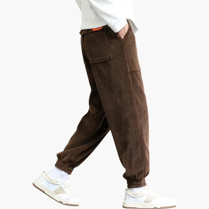 Klyber | Casual Loose Fit Corduroy Joggers