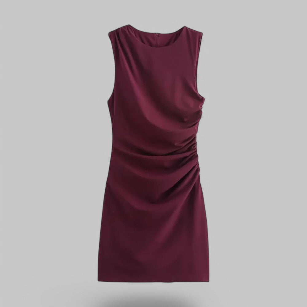 Klyber | Sleeveless Draped Mini Dress