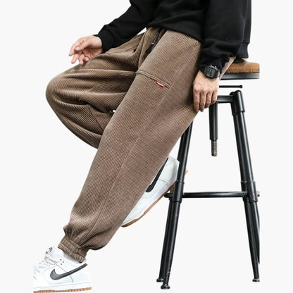 Klyber | Casual Loose Fit Corduroy Joggers