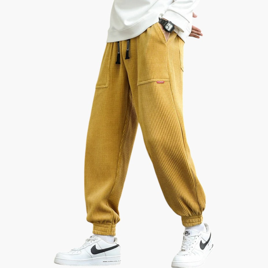 Klyber | Casual Loose Fit Corduroy Joggers