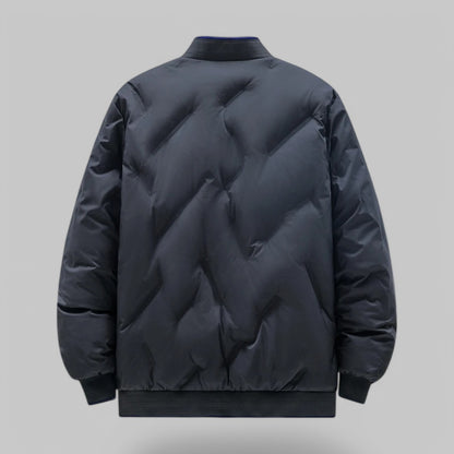 Klyber | Classic Solid Winter Jacket with O-Neck Collar