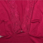 Klyber | Low-Cut V-Neck Flare Lace Shirt
