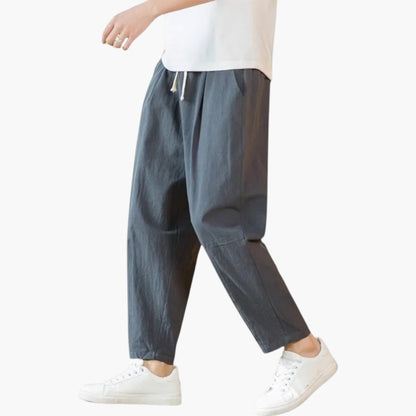 Klyber | Breathable Cotton-Linen Casual Trousers