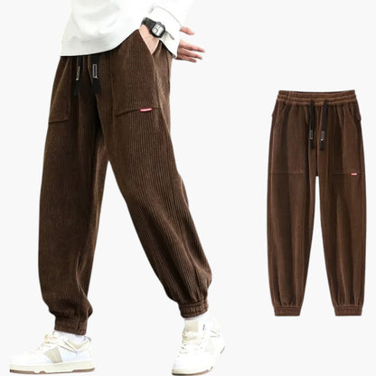 Klyber | Casual Loose Fit Corduroy Joggers