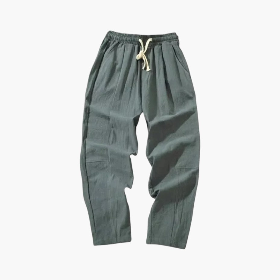 Klyber | Breathable Cotton-Linen Casual Trousers