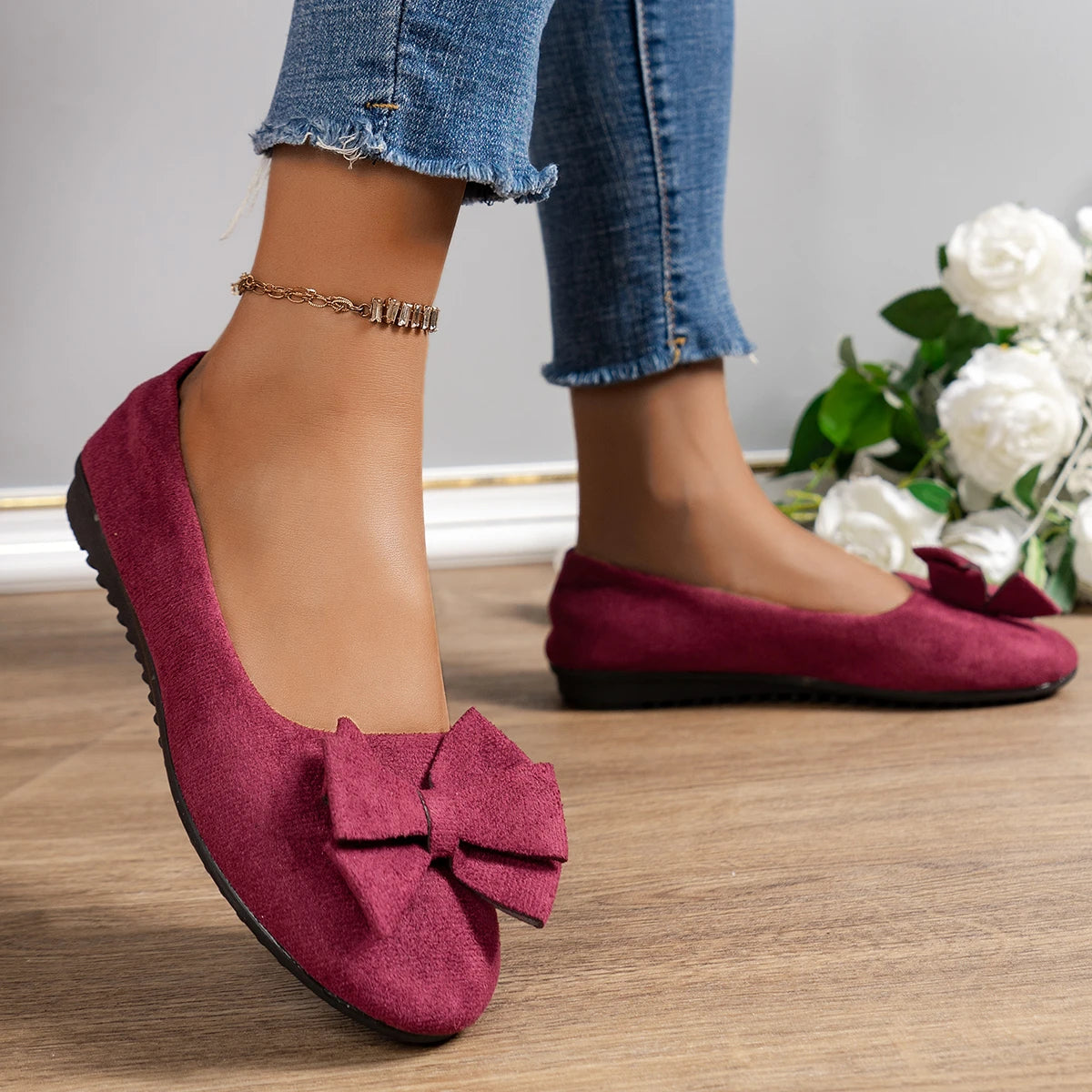 Women's Comfort Bow Loafers