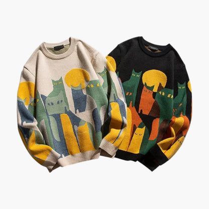 Klyber | Abstract Cat Art Jumper