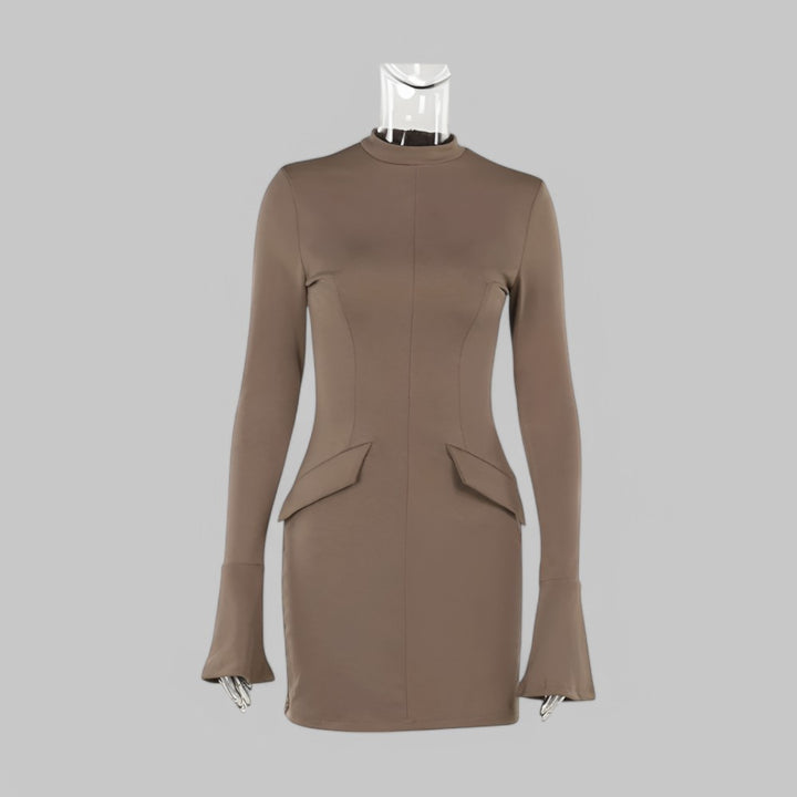 Klyber | Bodycon Long Sleeve Mini Dress