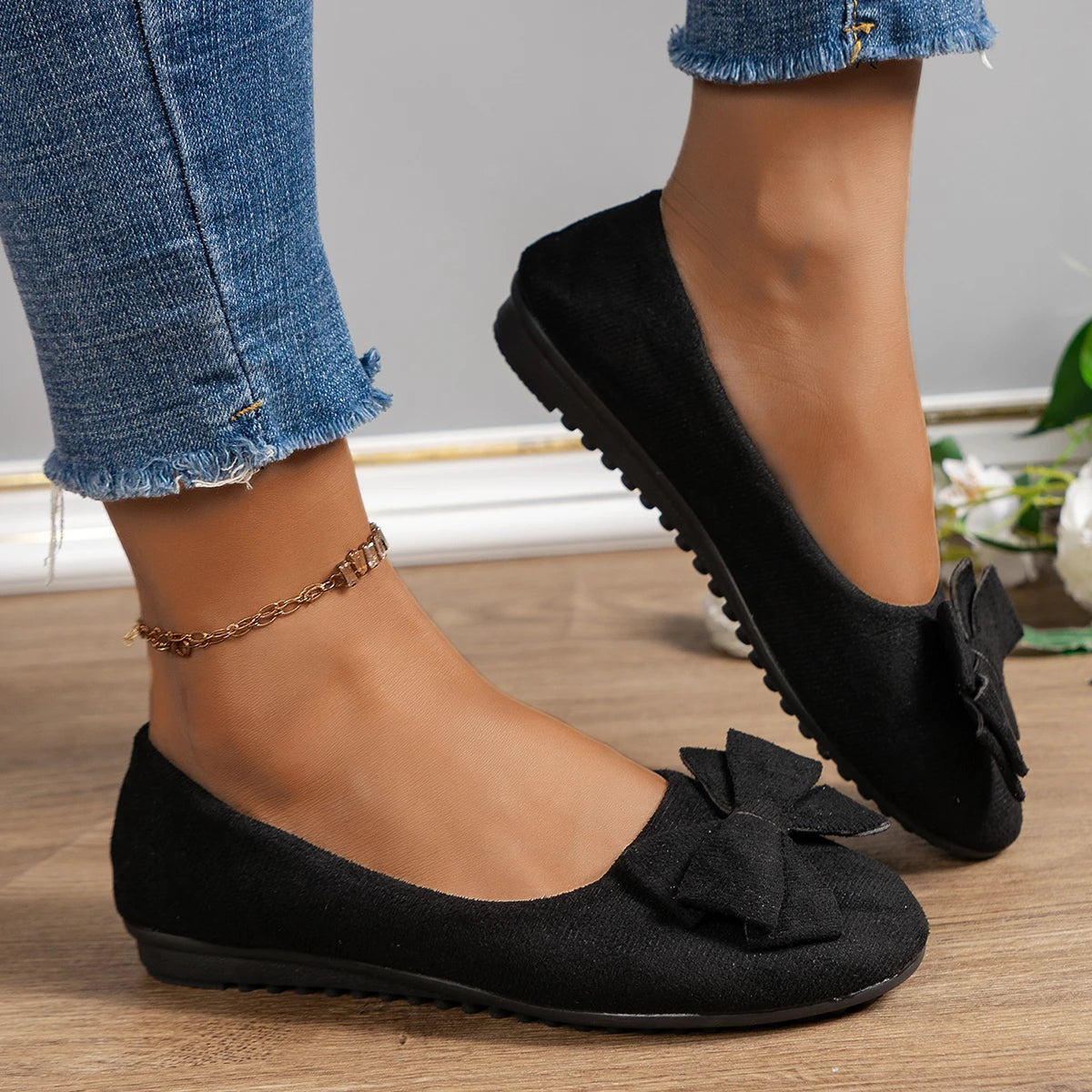 Women's Comfort Bow Loafers