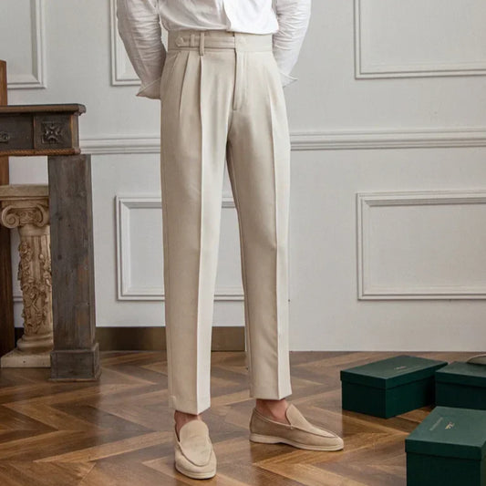 High-Waist Suit Trousers